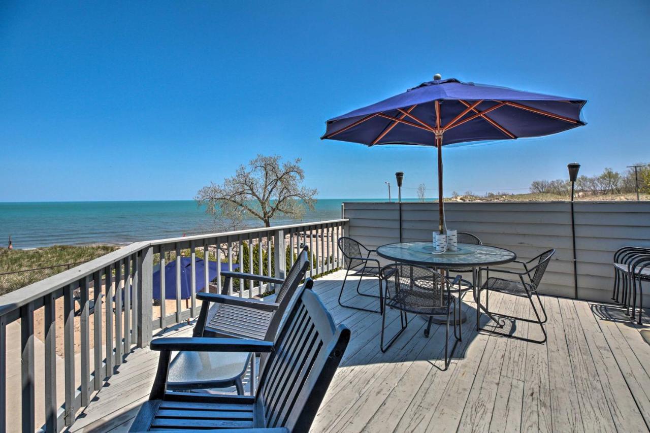 Lakefront Family Retreat With Grill Steps To Beach! Gary エクステリア 写真